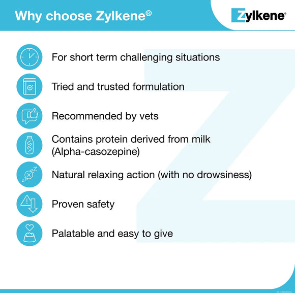 Zylkene Calming Capsules - 75mg - Dog Supplements & Vitamins 10
