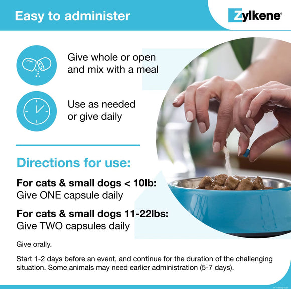 Zylkene Calming Capsules - 75mg - Dog Supplements & Vitamins 13