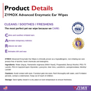 Zymox Advanced Enzymatic Ear Wipes for Dogs & Cats - Product Details