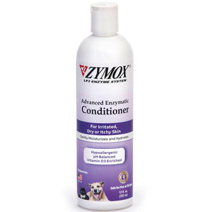 Zymox Advanced Enzymatic Oatmeal Pet Conditioner Liquid for Dogs & Cats - 12 fl oz