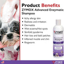 Zymox Enzymatic Oatmeal Pet Shampoo Liquid for Dogs & Cats - Benefits