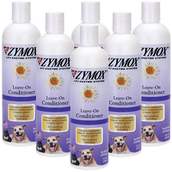 Zymox Enzymatic Leave-On Conditioner for Dogs & Cats - 12oz - 6pack