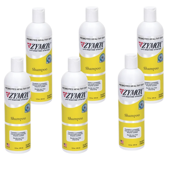 Zymox Enzymatic Dog & Cat Shampoo - 12 oz bottle 6 Packs - Dog Grooming 8