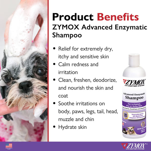 Zymox Enzymatic Dog & Cat Shampoo - Dog Grooming 3