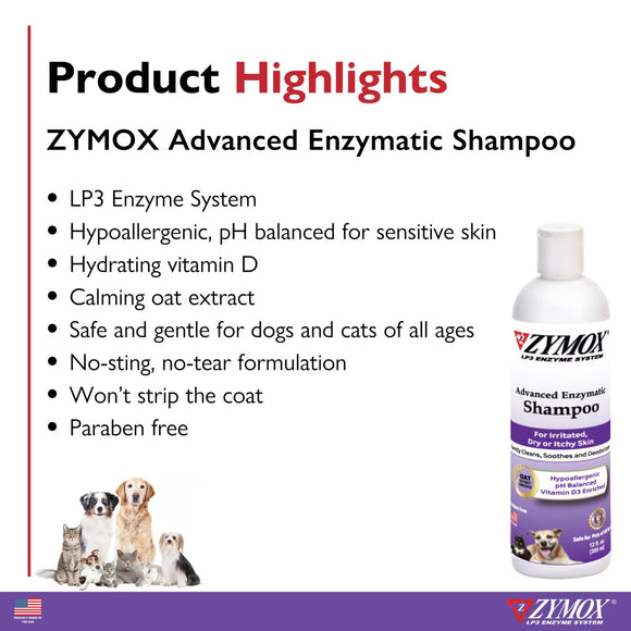 Zymox Enzymatic Dog & Cat Shampoo - Dog Grooming 4