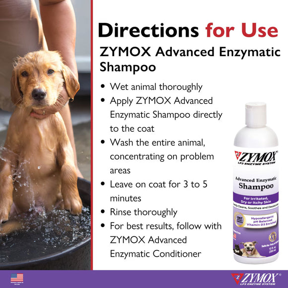 Zymox Enzymatic Dog & Cat Shampoo - Dog Grooming 5