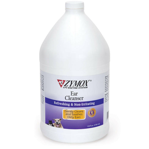 Zymox Enzymatic Ear Cleanser Liquid for Dogs & Cats - 1 gallon