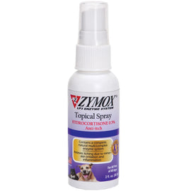 Zymox Enzymatic Itch Relief Hydrocortisone Spray for Dogs & Cats - 2 fl oz