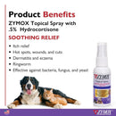 Zymox Enzymatic Itch Relief Hydrocortisone Spray for Dogs & Cats - Product Benefits