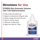 Zymox Otic Ear Treatment with 1% Hydrocortisone for Dogs & Cats - Direction for Use