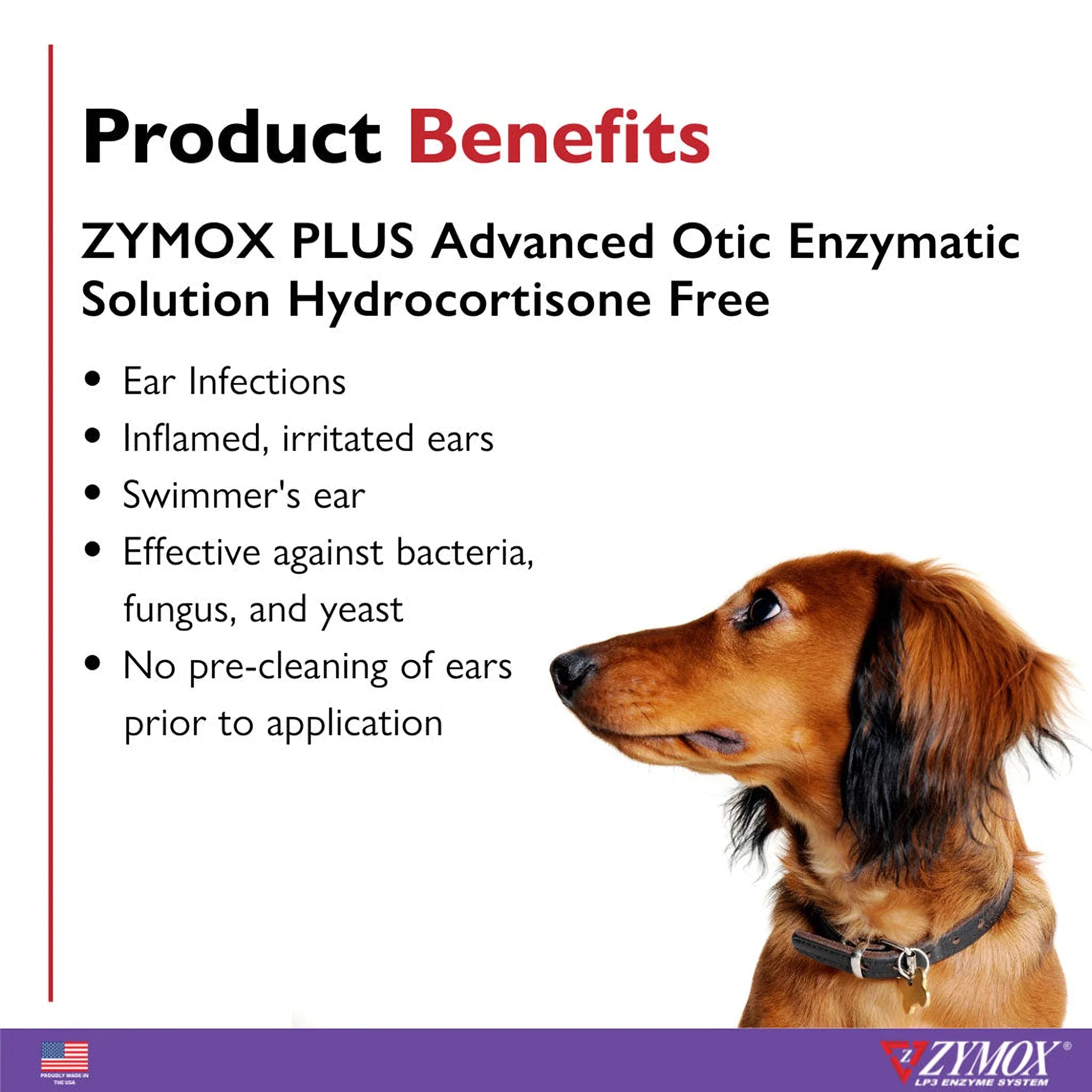Zymox Plus Advanced Otic Ear Drops without Hydrocortisone