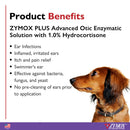 Zymox Plus Advanced Otic Enzymatic with 1% Hydrocortisone - product benefits