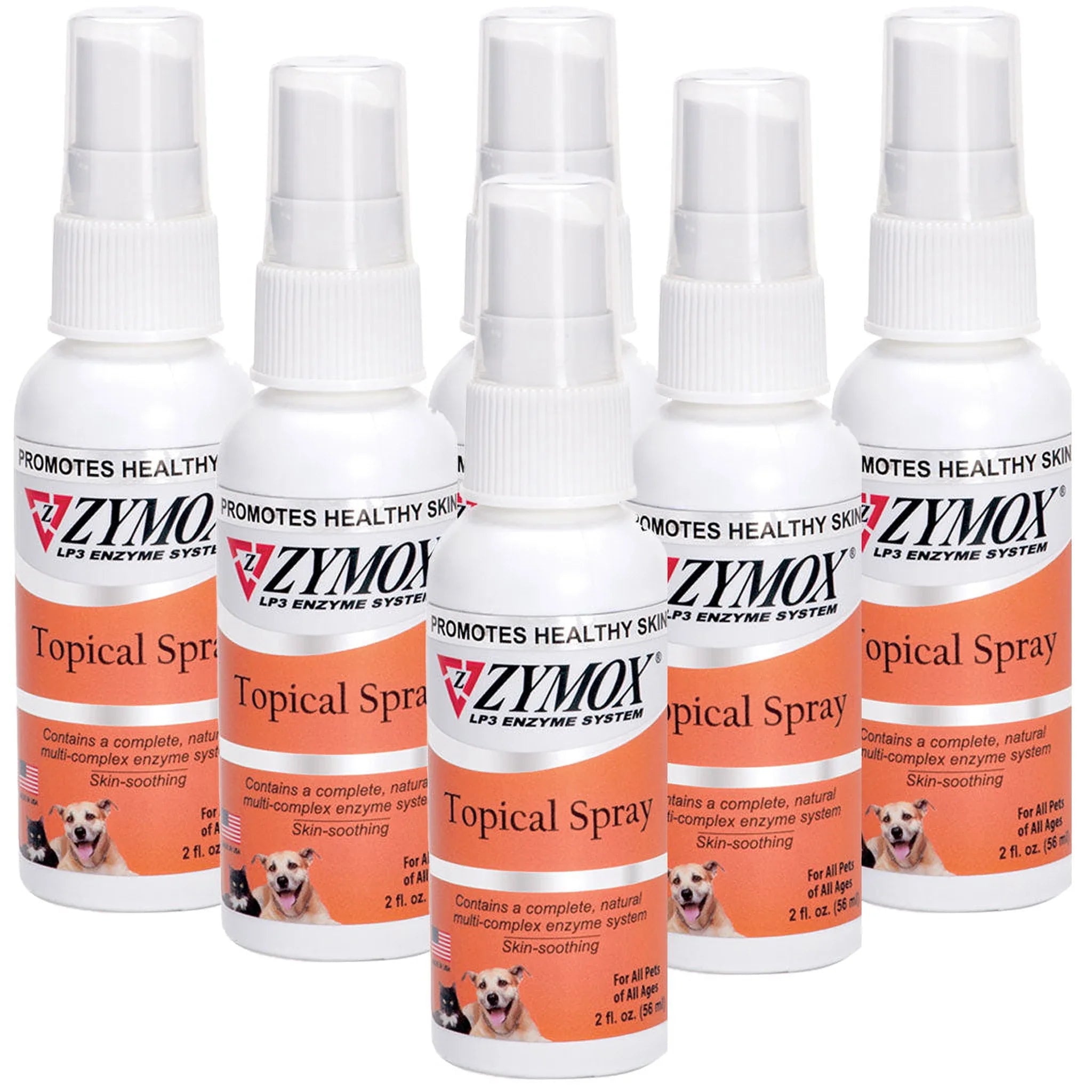 Zymox Hydrocortisone-Free Enzyme Topical Spray for Dogs & Cats