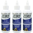 Three bottles of Zymox veterinary ear cleanser in a pack