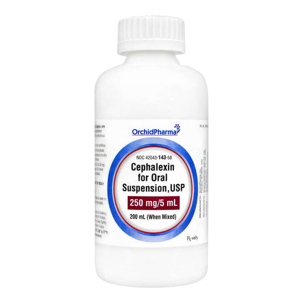 Cephalexin 250mg/5mL Oral Suspension