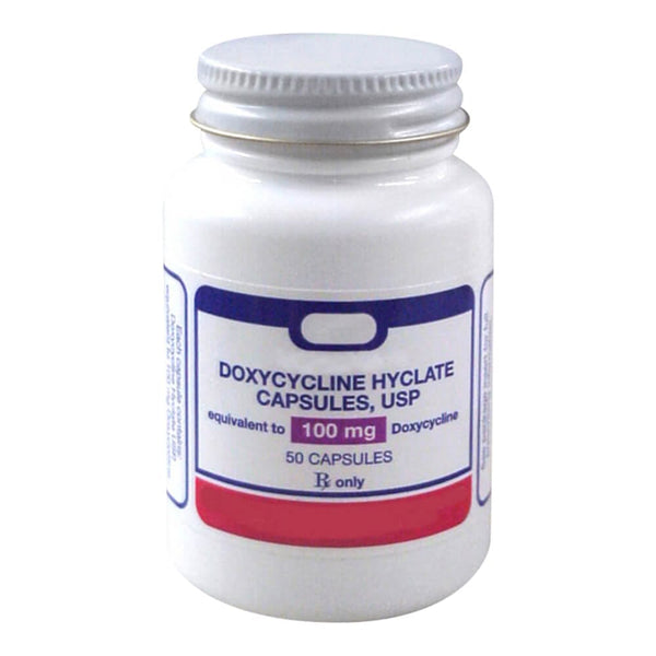 Doxycycline Hyclate Capsules, 100mg
