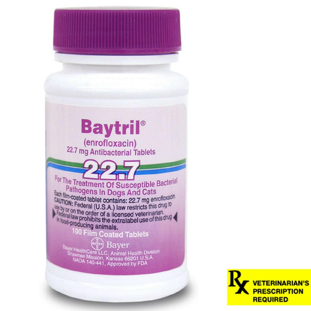 Baytril Coated Tablets, 22.7 mg