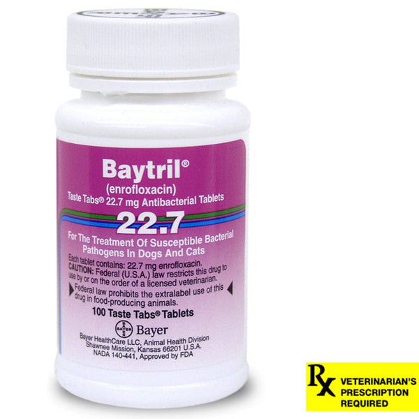 Baytril Taste Tabs, 22.7 mg