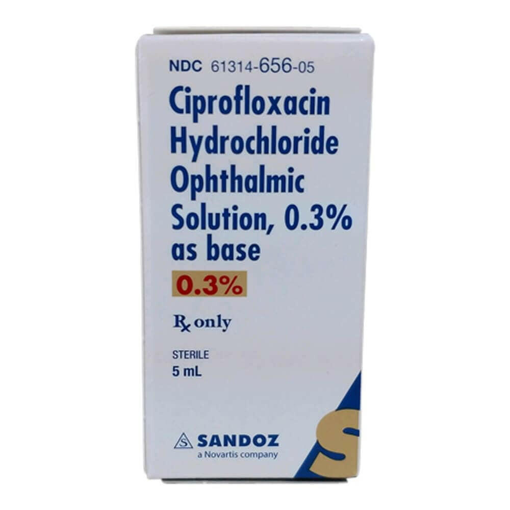 Ciprofloxacin 0.3% Ophthalmic Solution (5 ml)