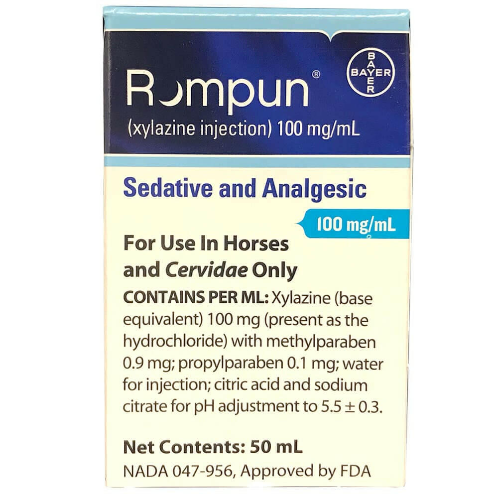 Rompun 100mg/ml Injection (50ml)