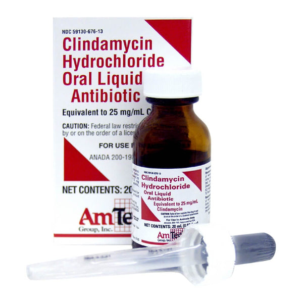 Clindamycin 25mg/ml Oral Drops (20ml)