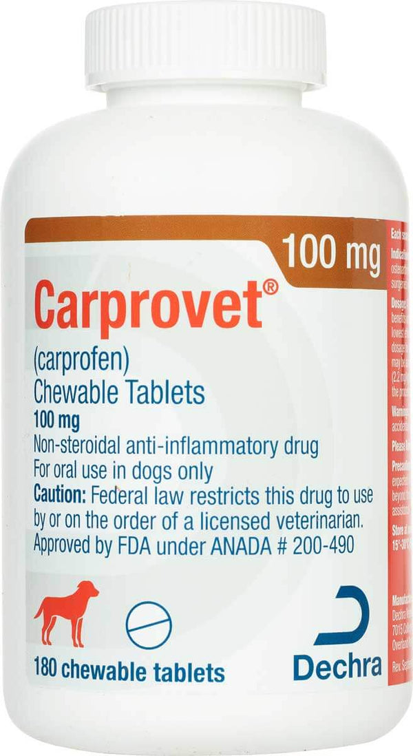 Carprovet (Carprofen) Chewable Tablets, 100mg