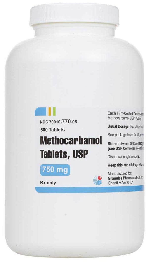 Methocarbamol Tablets, 750mg