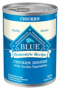 Blue Buffalo Homestyle Recipe Adult Chicken Dinner with Garden Vegetables Canned Dog Food