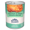 Natural Balance Limited Ingredient Grain Free Chicken & Sweet Potato Recipe Wet Canned Dog Food