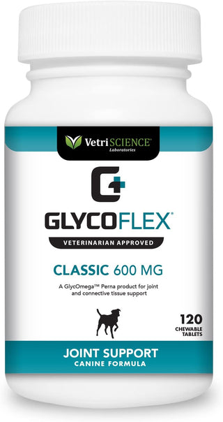 VetriScience GlycoFlex Classic 600 Mg Chewable Tablets Joint Supplement for Dogs