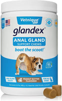 Glandex Anal Gland Support Soft Chews (Peanut Butter)