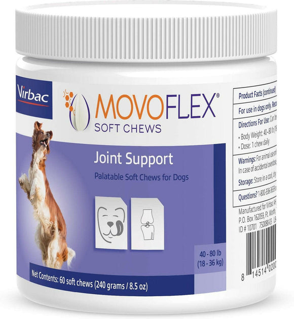 MovoFlex Joint Support for Medium Dogs (60 soft chews)