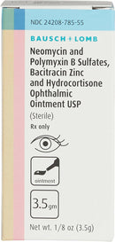 Neo/poly/bac with Hydrocortisone Ophthalmic Ointment (3.5 g)