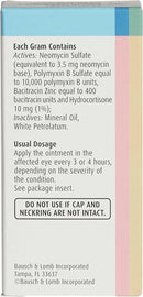 Neo/poly/bac with Hydrocortisone Ophthalmic Ointment (3.5 g)