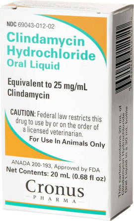 Clindamycin 25mg/ml Oral Drops (20ml)