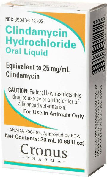 Clindamycin 25mg/ml Oral Drops (20ml)