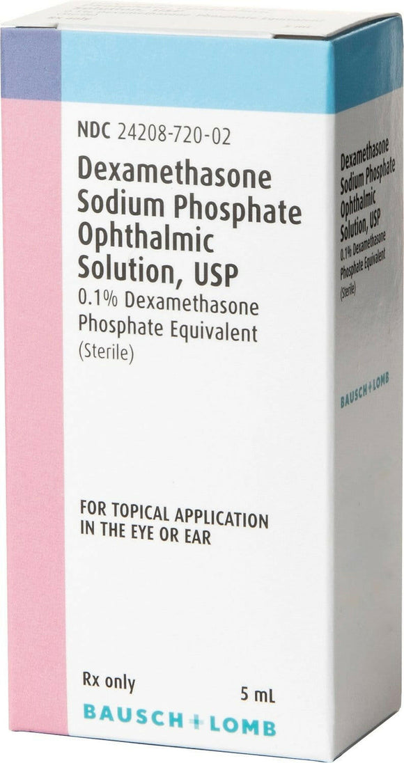 Dexamethasone 0.1% Opthalmic Solution (5ml)