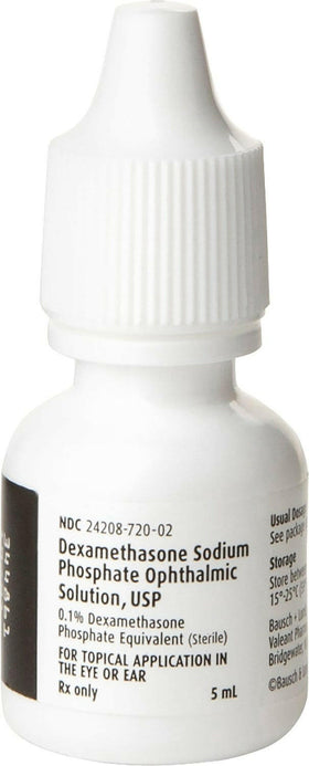Dexamethasone 0.1% Opthalmic Solution (5ml)