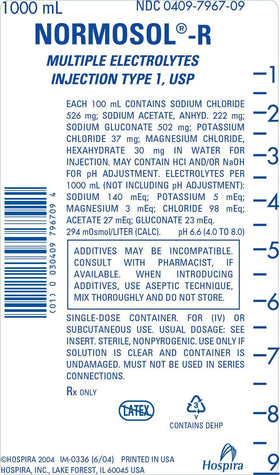 Normosol-R injection (1000 ml)