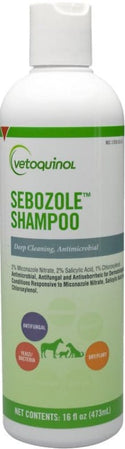 Sebozole Medicated Shampoo for Dogs, Cats & Horses