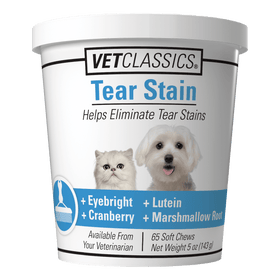 Vet Classics Tear Stain Soft Chews for Dogs & Cats (65 count)