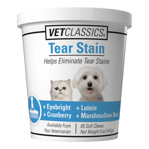 Vet Classics Tear Stain Soft Chews for Dogs & Cats (65 count) - Dog Supplements & Vitamins 1