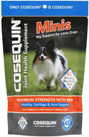 Nutramax Cosequin Minis Maximum Strength Joint Health Supplement - With Glucosamine, Chondroitin, MSM, and Omega-3's, 45 Soft Chews