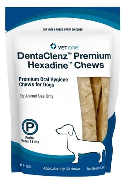 DentaClenz Premium Hexadine Chews for Dogs, Petite (30 count)
