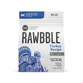 Bixbi Rawbble Freeze Dried Cat Food, Turkey Recipe
