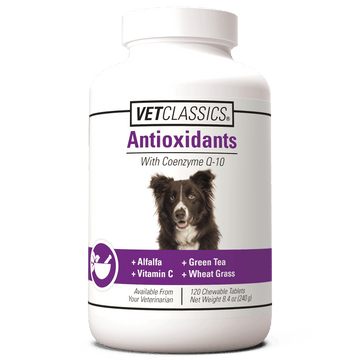 Vet Classics Antioxidants With Coenzyme Q-10 for Dogs (120 chewable tablets)