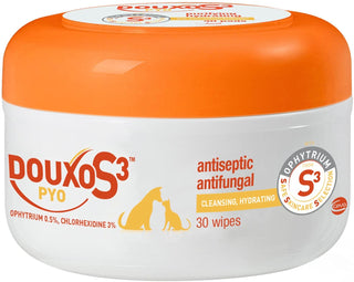 Douxo S3 PYO Antiseptic Antifungal Wipes (30 count)