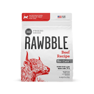 Bixbi Rawbble Freeze Dried Cat Food Beef Recipe - Cat Food 1