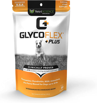 VetriScience GlycoFlex Plus for Small Dogs (60 chews) Duck Flavor