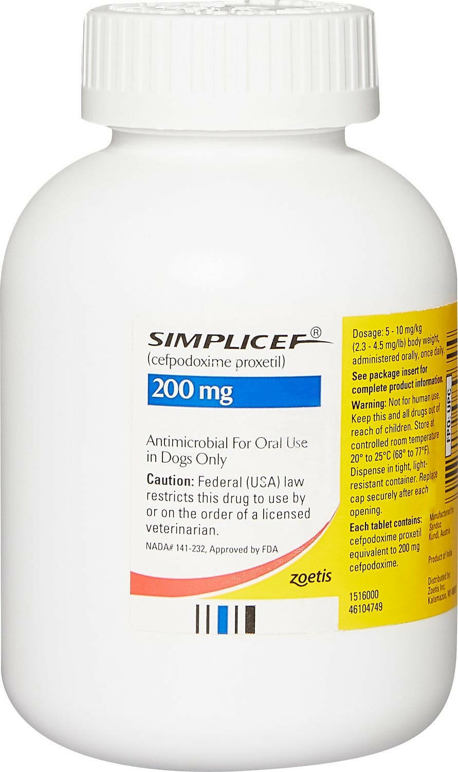 Simplicef for dogs is available at HardyPaw with a veterinarian prescription. 